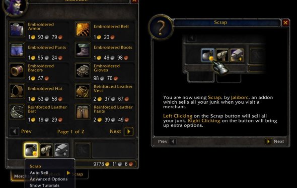 selling items in wow