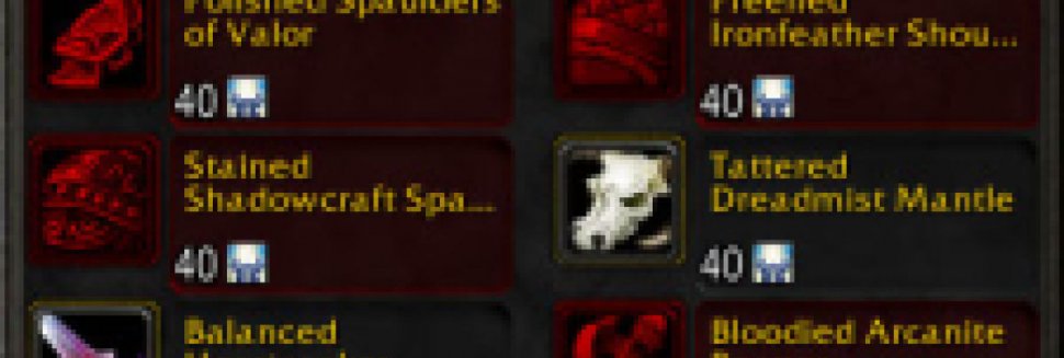 Heirloom gear in wow
