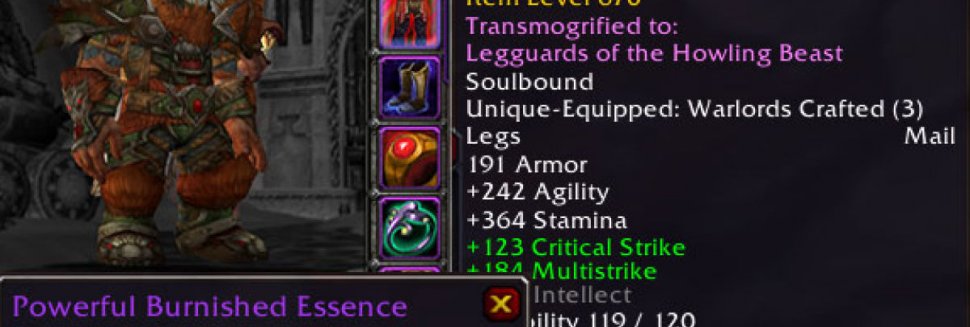 Item upgrades wow